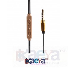 OkaeYa-Pure Metal Handsfree Full Bass Stereo Headset with 3.5 mm Jack Compitable for MI Note Note 5 Pro & One Plus 6 Mobile